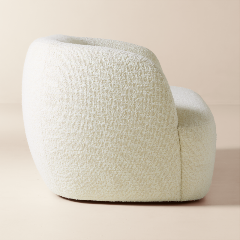 Gwyneth 68" Ivory Boucle Loveseat by goop - image 6 of 9