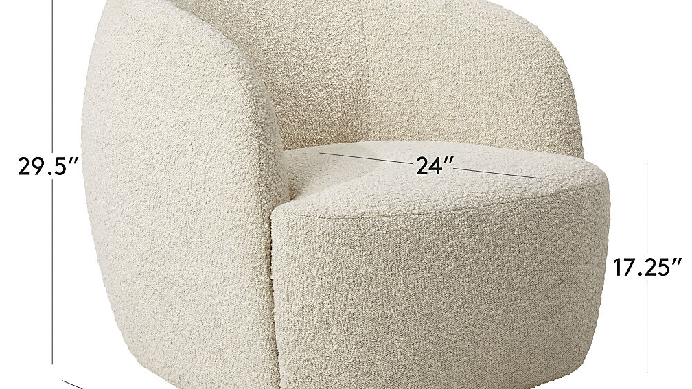 Boucle Chair + Reviews CB2