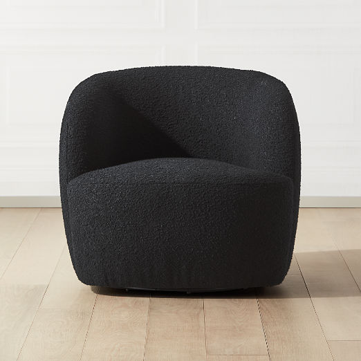 modern swivel chairs | CB2