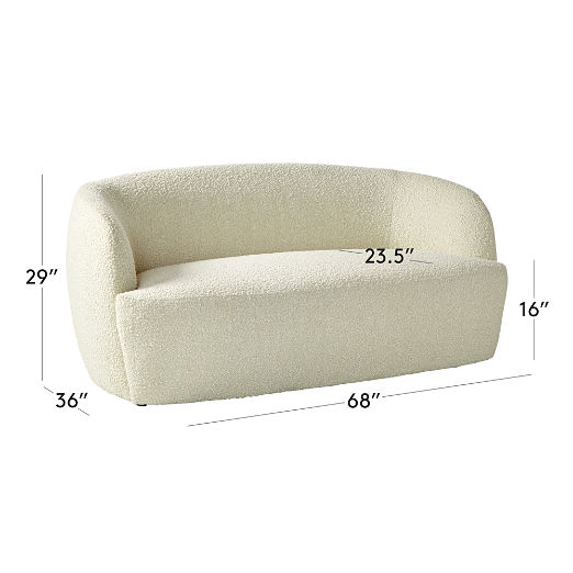 Gwyneth 68" Boucle Loveseat by goop