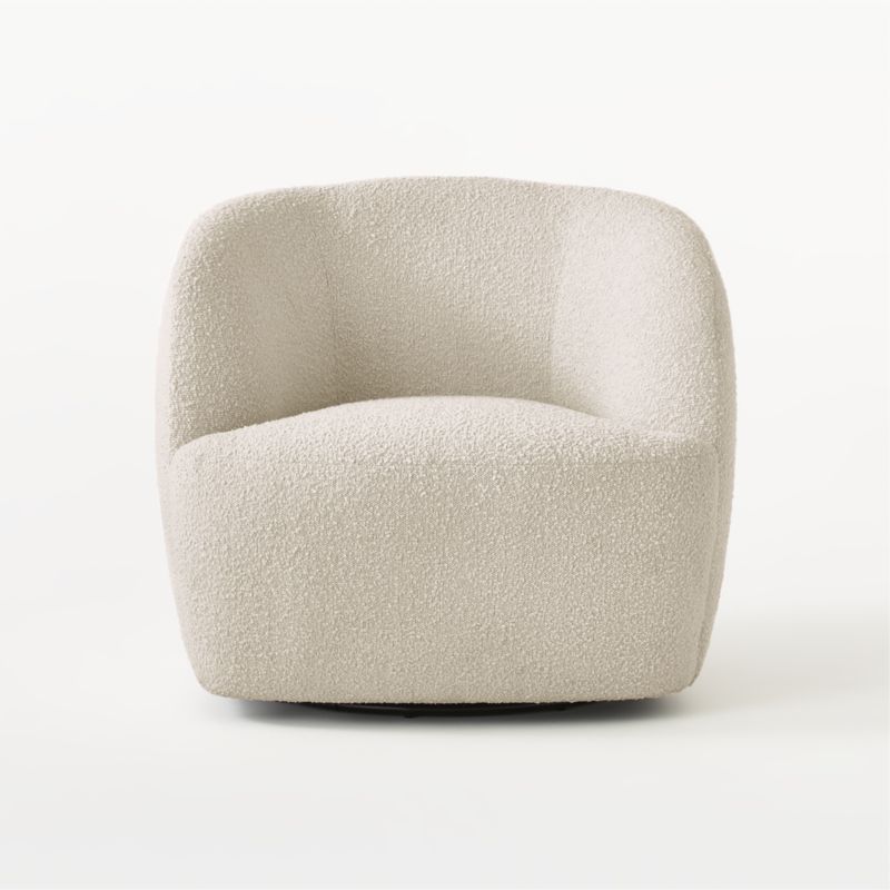 Gwyneth Ivory Boucle Chair + Reviews | CB2