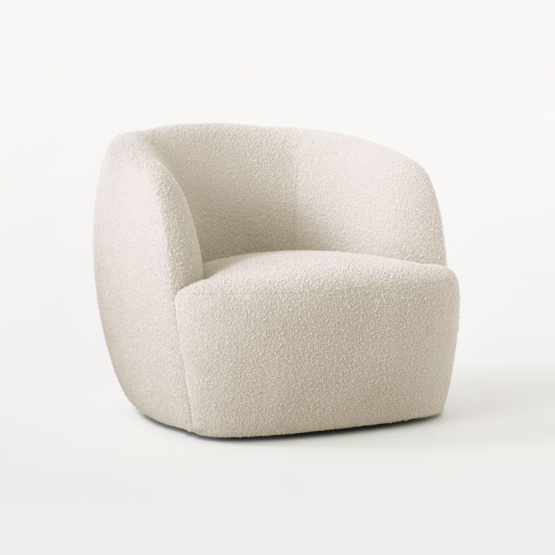 Gwyneth Ivory Boucle Accent Chair by goop - image 3 of 7