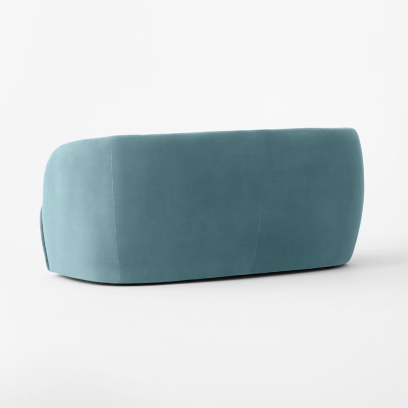 Gwyneth 68" Light Blue Velvet Loveseat by goop - image 8 of 8