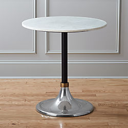 Unique Modern Dining Tables Cb2 Hackney Marble Tail Table