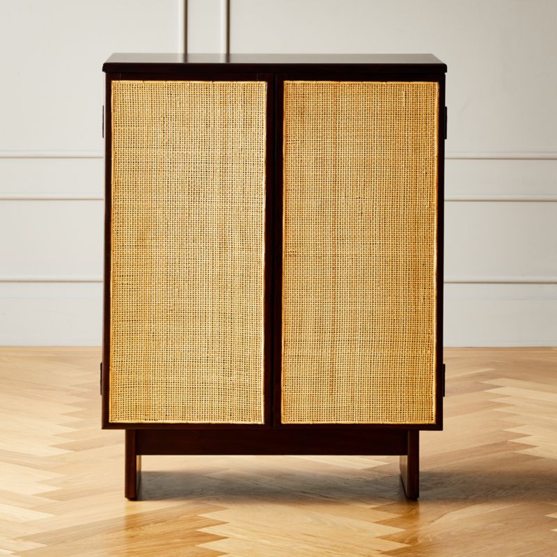 Halsted Cane Entryway Cabinet