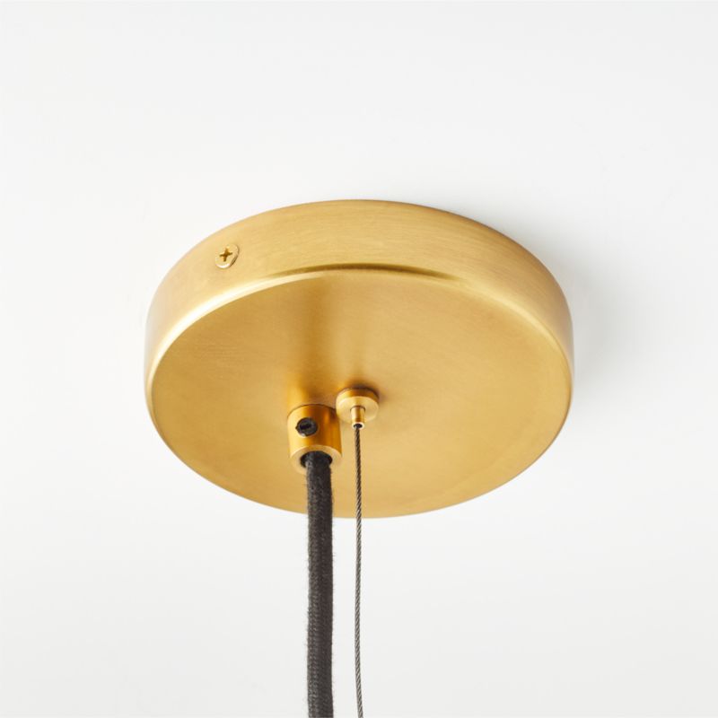 Cb2 hammered deals brass dome pendant