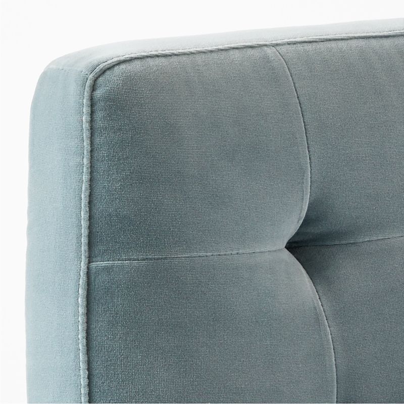 Hank Tufted Light Blue Velvet Dining Chair - image 8 of 9