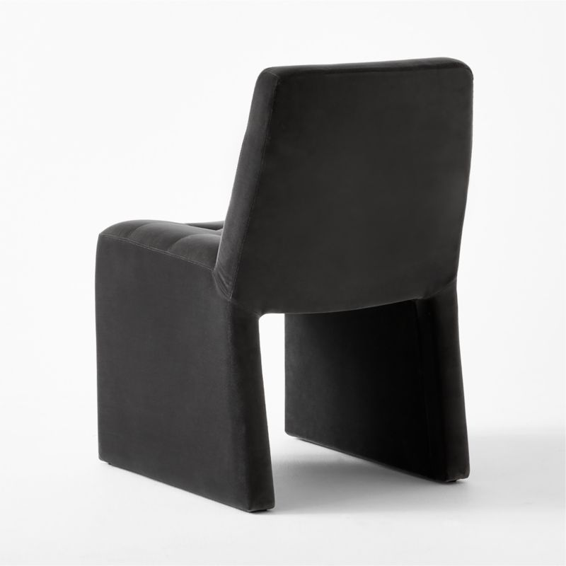 Hank Tufted Charcoal Grey Velvet Dining Chair - image 8 of 10