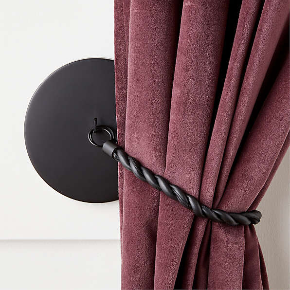 Leather Curtain Ties, Leather Curtain Tie Backs, Leather Tieback Window  Treatment MCM Scandi Hardware Shower Curtain Tie -  Canada