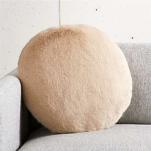 Modern Round Throw Pillows CB2