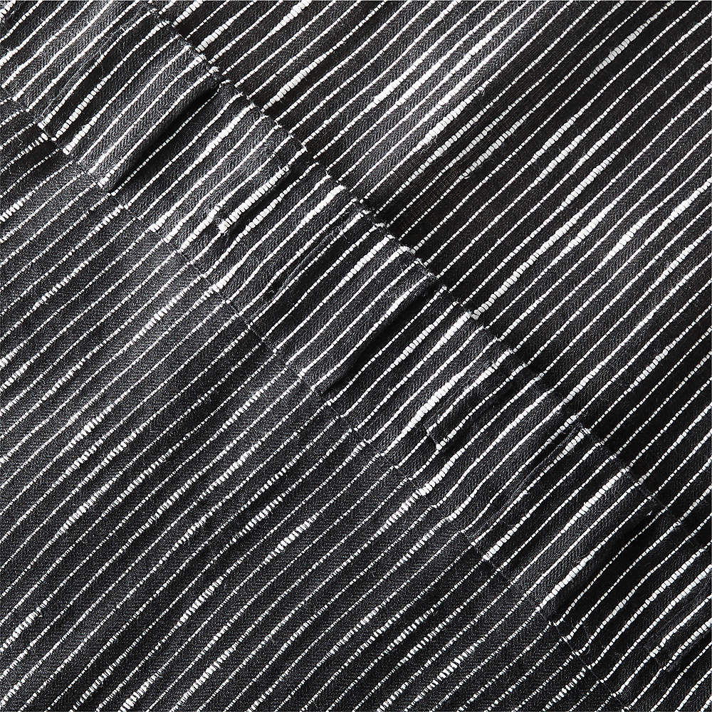 Striped Linen- Black and White