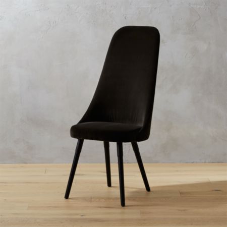 Harlow Mink Velvet Chair