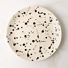 Harper Black and White Splatter Dinner Plate