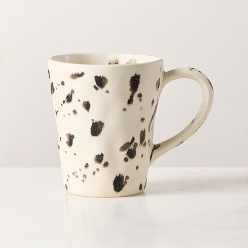 View Harper Black and White Splatter Mug details
