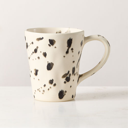 Harper Black and White Splatter Mug