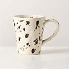 Harper Black and White Splatter Mug