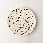 Harper Black and White Splatter Salad Plate