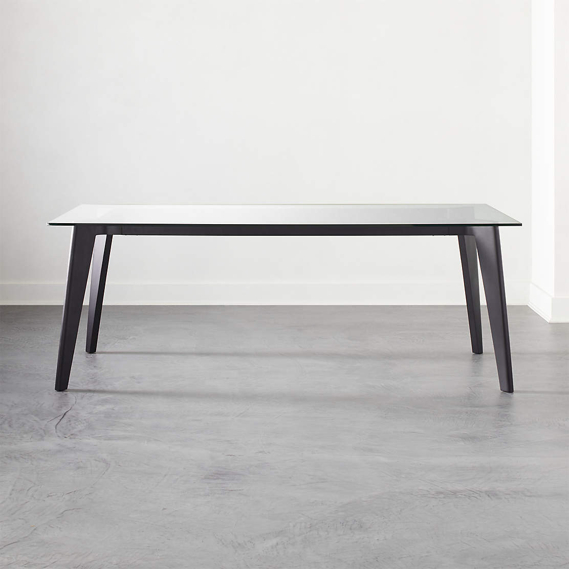 Harper Black Modern Dining Table with Black Marble Top. + Reviews CB2