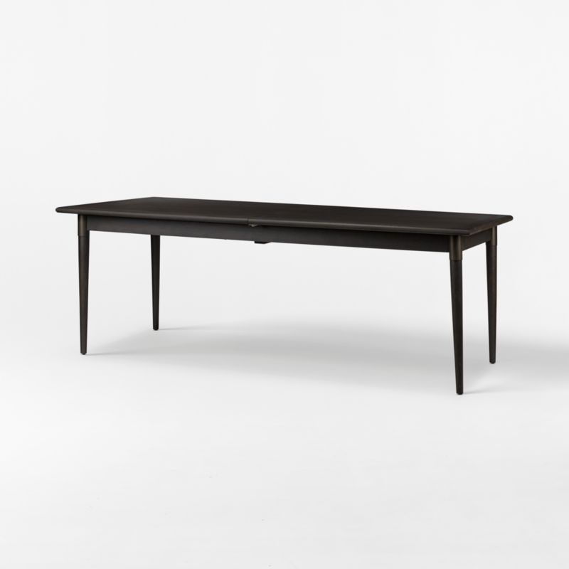 Harper 84"-104" Rectangular Dark Acacia Wood Extendable Dining Table - image 3 of 7