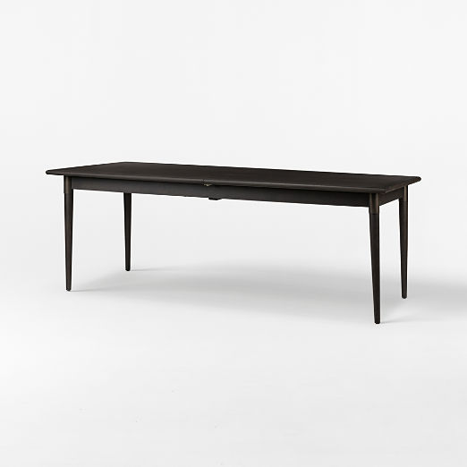 Harper 84"-104" Rectangular Dark Acacia Wood Extendable Dining Table