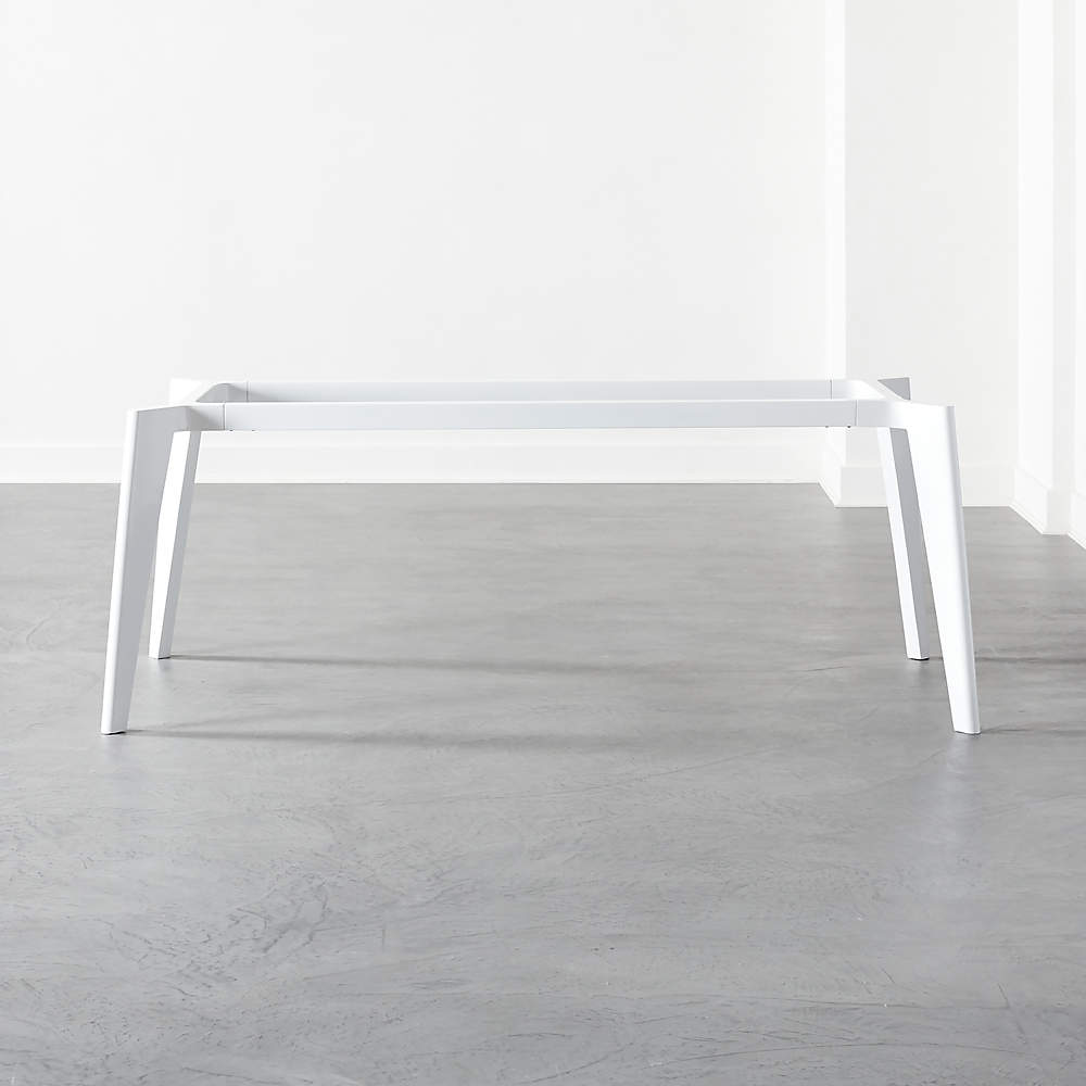 white base table