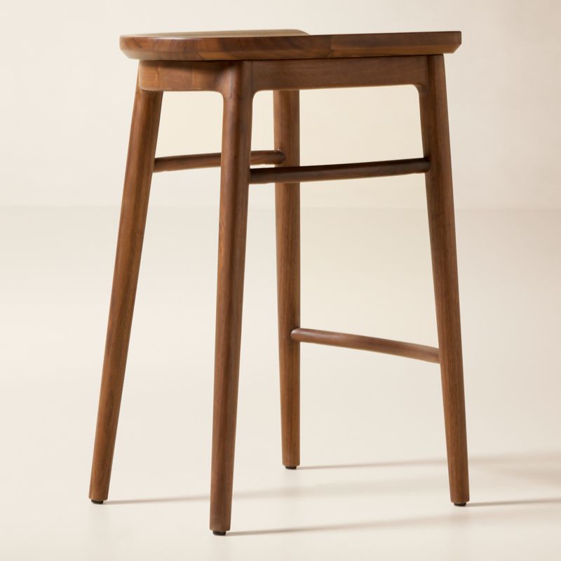 Harrington Walnut Counter Stool by Todd Snyder - image 4 of 6