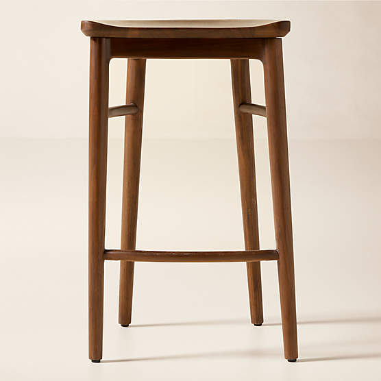 Harrington Walnut Counter Stool by Todd Snyder