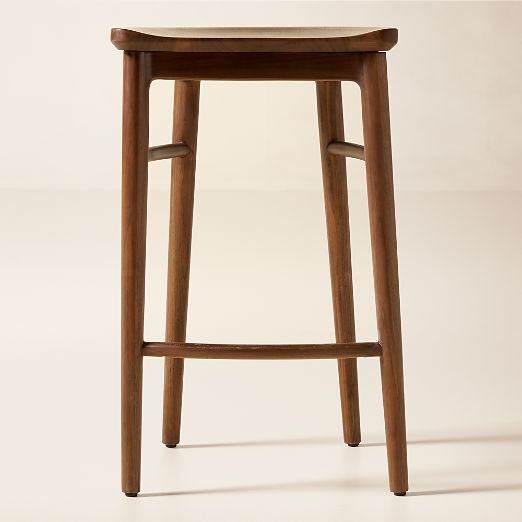 Harrington Walnut Counter Stool by Todd Snyder