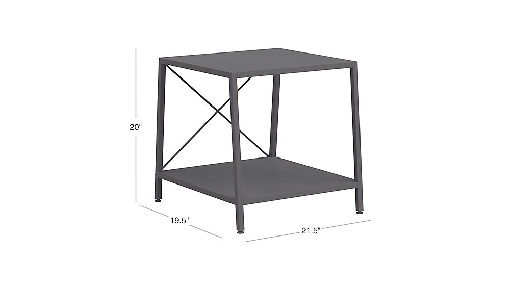 harvey carbon grey nightstand + Reviews CB2