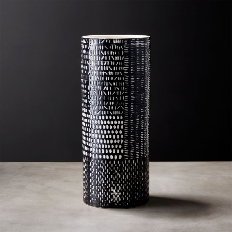 Black Vases Cb2 Hash Black And White Vase