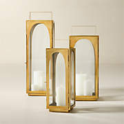 Hastings Aged Brass Outdoor Lantern 21.5