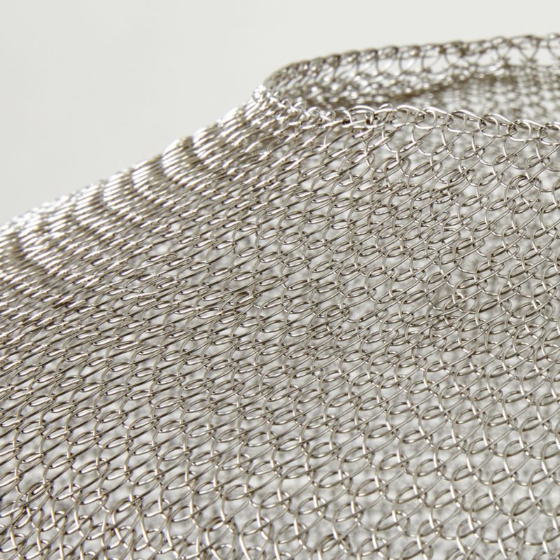Hatch Chainmail Floor Vase | CB2
