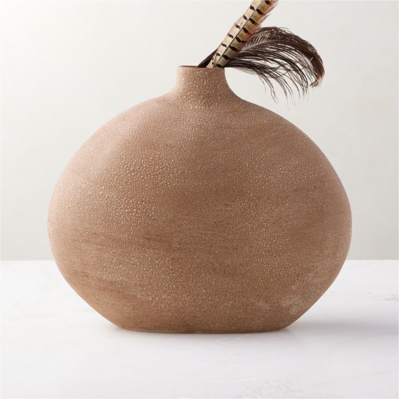 View Haute Tan Ceramic Vase Short details