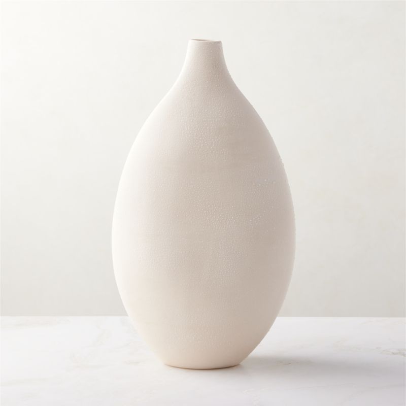 Pure White Ceramic Vases