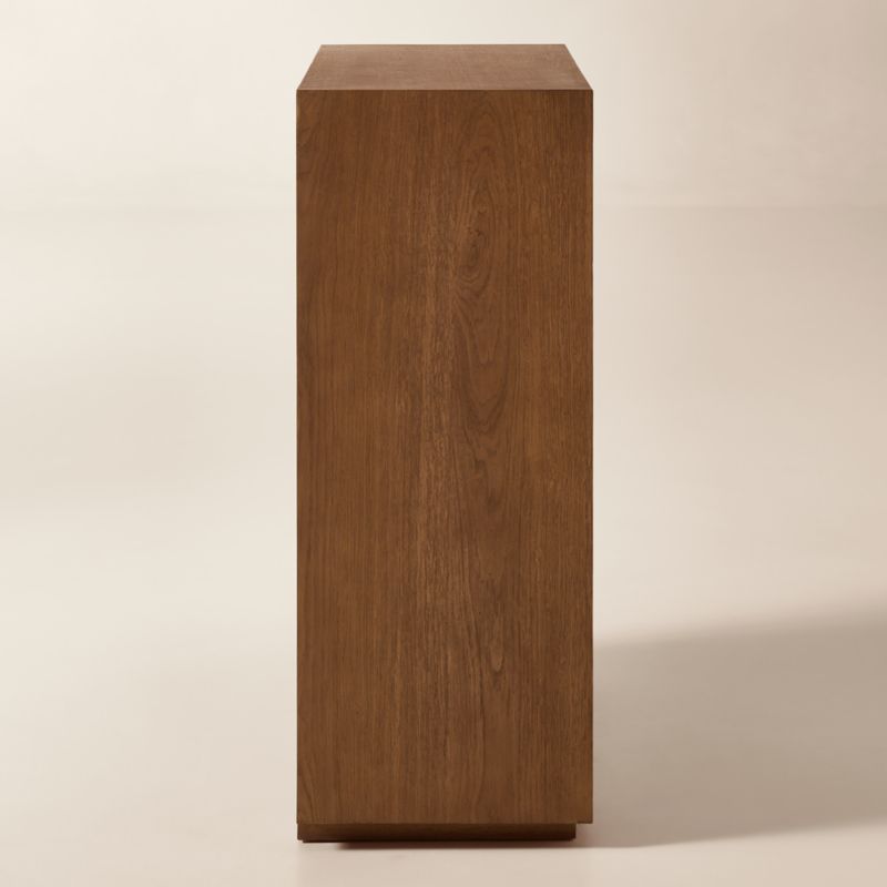 Hawk 32" Carved White Oak Entryway Cabinet - image 4 of 8