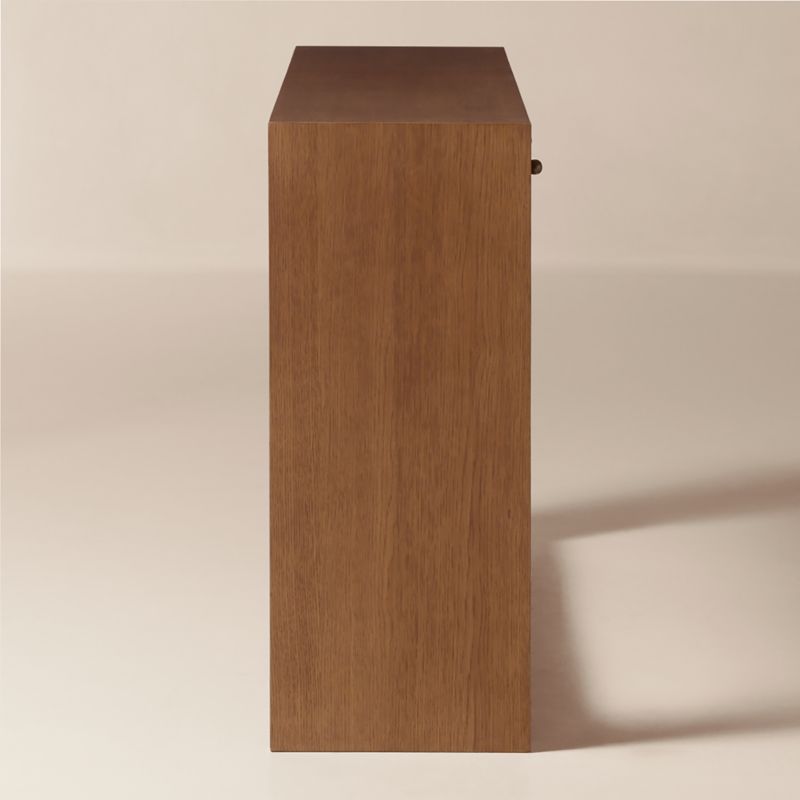 Hawk 69" Carved White Oak Console Table - image 4 of 8