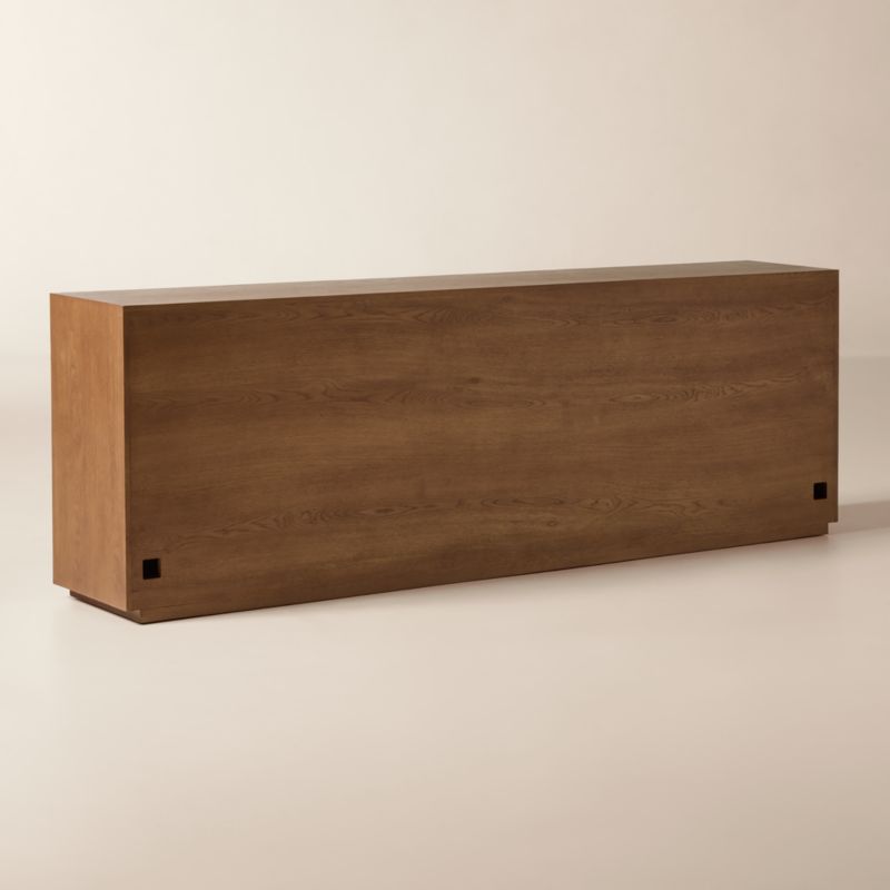 Hawk 96" Carved White Oak Credenza - image 5 of 7