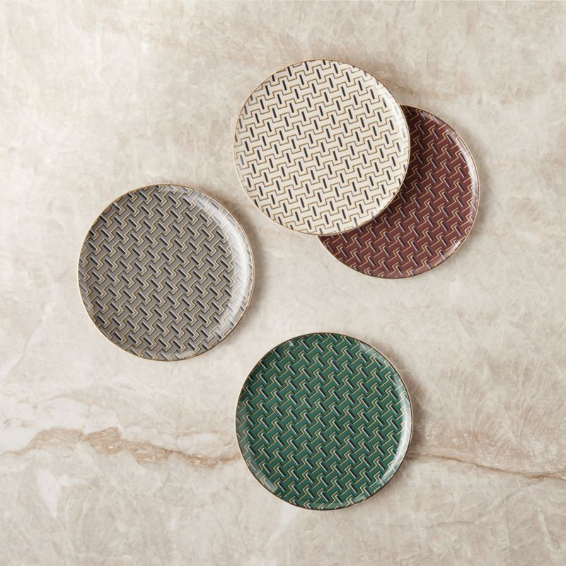 View Hazen Appetizer Plates Set of 4 details