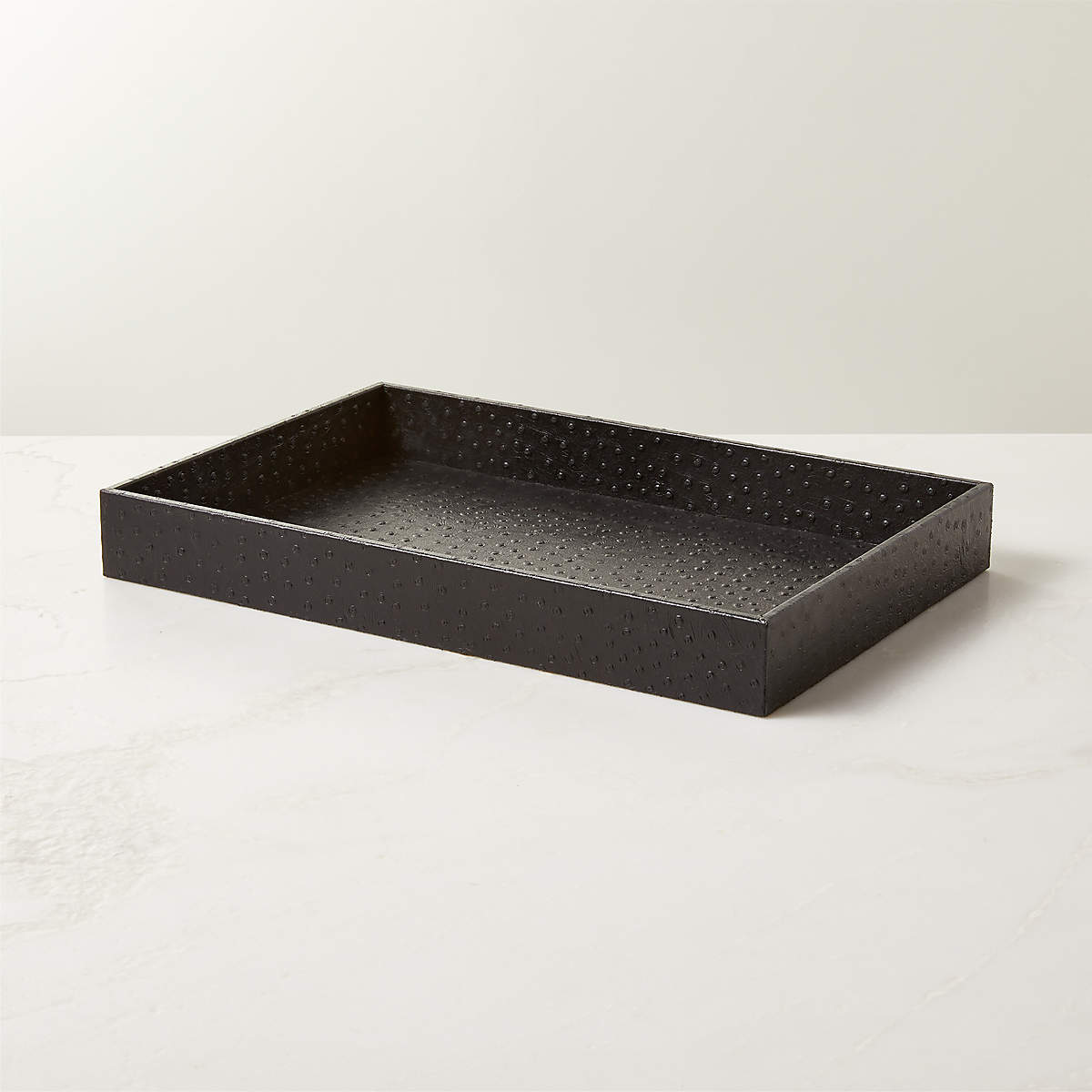 Leather Tray with Eye Motif main image 1