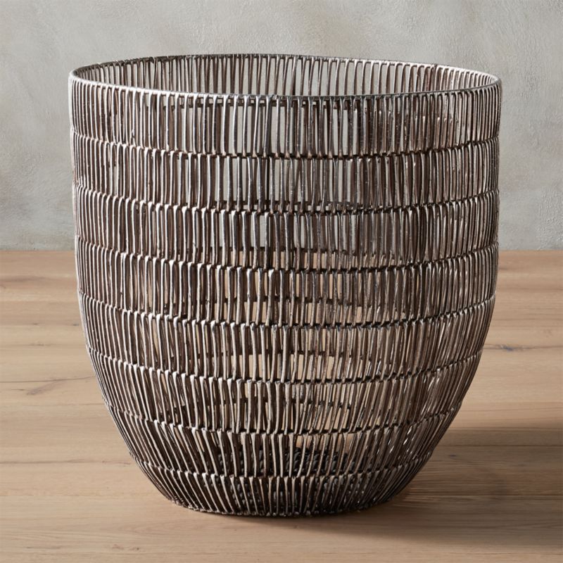 woven baskets cb2
