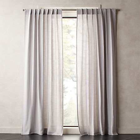 linen curtain panels lined