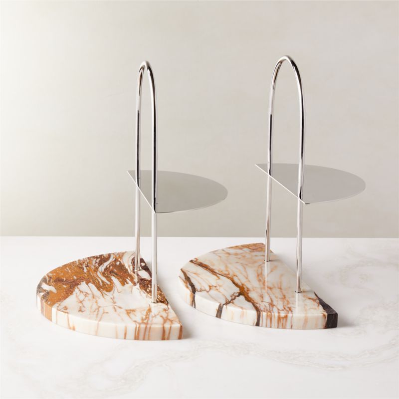 Helene Marble Tiered Serving Stand - image 4 of 6