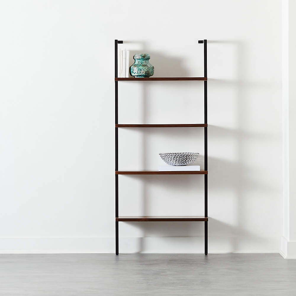 Helix 70 Walnut Bookcase Reviews Cb2, Cb2 Stairway Bookcase Dupe