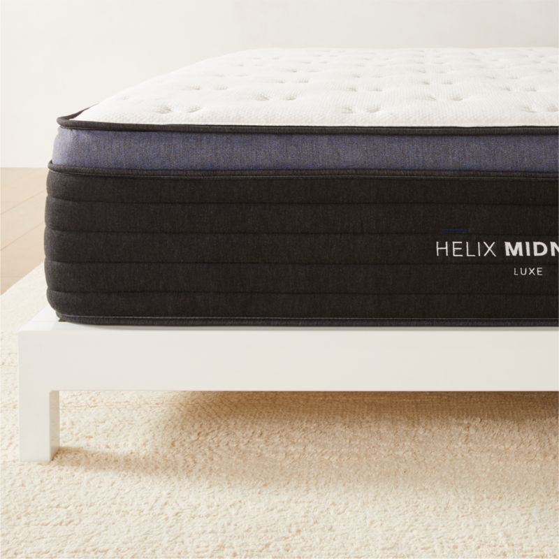 Helix Luxe Midnight Medium-Firm Queen Mattress + Reviews | CB2