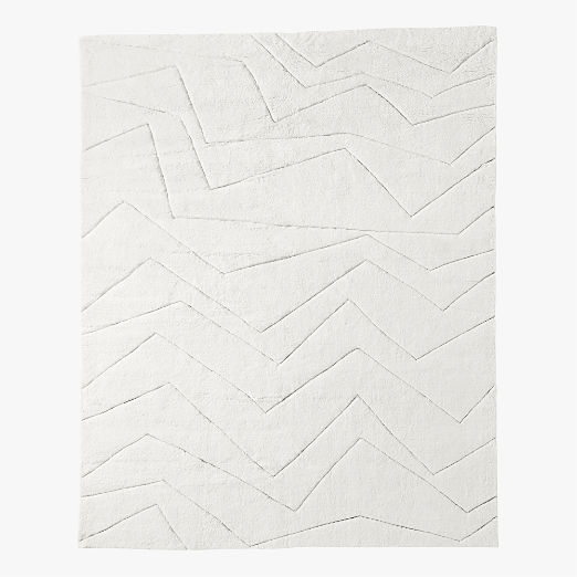 Helmi Hand-Knotted Warm White New Zealand Wool Area Rug 8'x10'