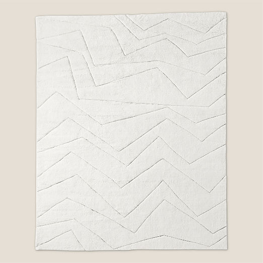 Helmi Hand-Knotted Warm White New Zealand Wool Area Rug 9'x12'