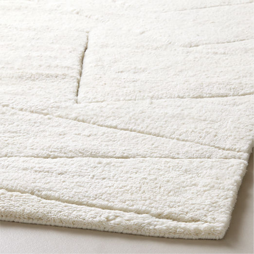 Helmi Hand-Knotted Warm White New Zealand Wool Area Rug 10'x14'