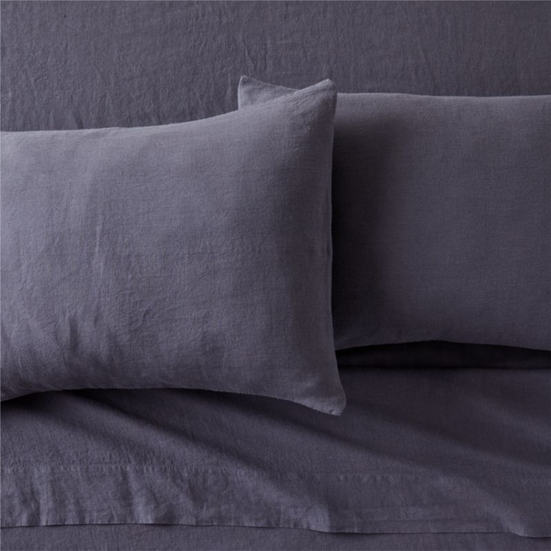 View Hemp Blue Queen Sheet Set details