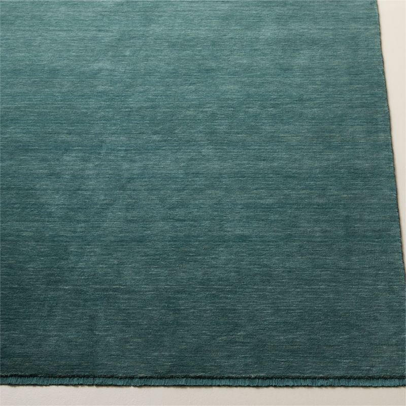 Henry Handloomed Blue Wool Area Rug 10'X14' - image 1 of 4