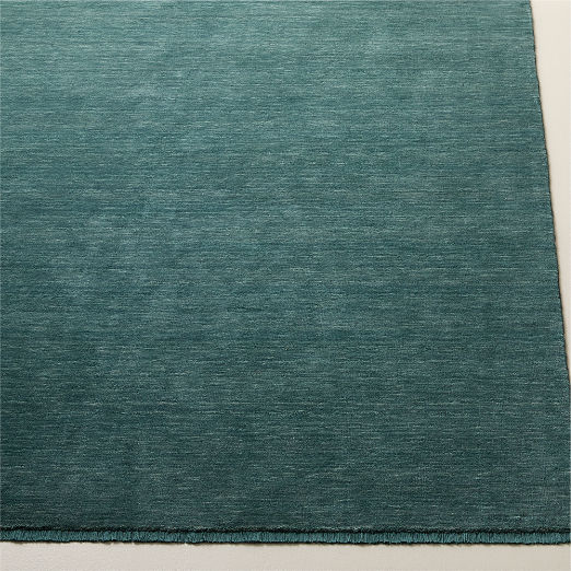 Henry Handloomed Blue Wool Area Rug